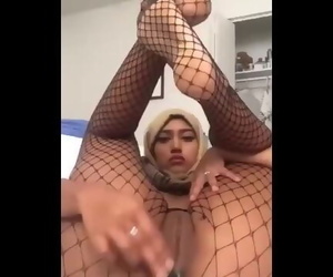 Paki Desi hijabi Masturbacja